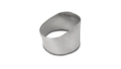 Vibrant 90mmx55mm Oval to 76mm Round Transition Adapter T304 SS for use with Part #1448 and #14480