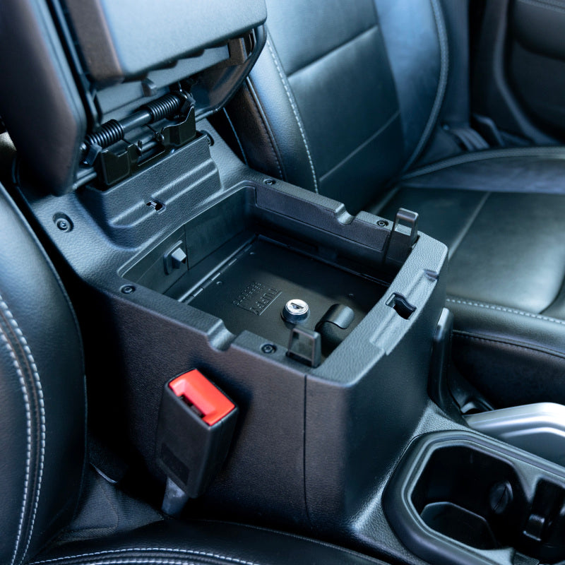 Tuffy Products Tuffy Console Safe W/ Keyed Lock For Jeep Wrangler & Gladiator
