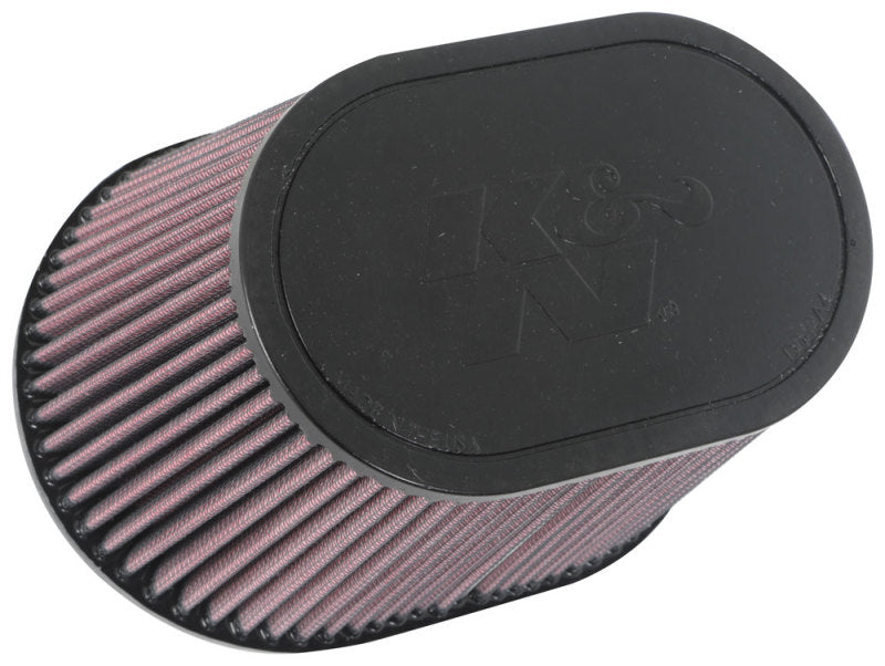 K&N Engineering K&N Universal Rubber Filter 6.25in x 4in Oval FLG / 7.375in x 5.5in Base / 6.25in x 4in Top / 5in H