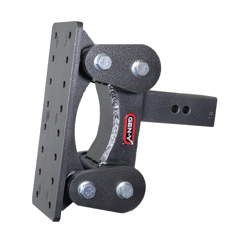 GEN-Y Hitch Gen-Y The Boss Torsion-Flex Pintle Plate 2.5in Shank 6.5in Drop 2.4K TW 21K Hitch