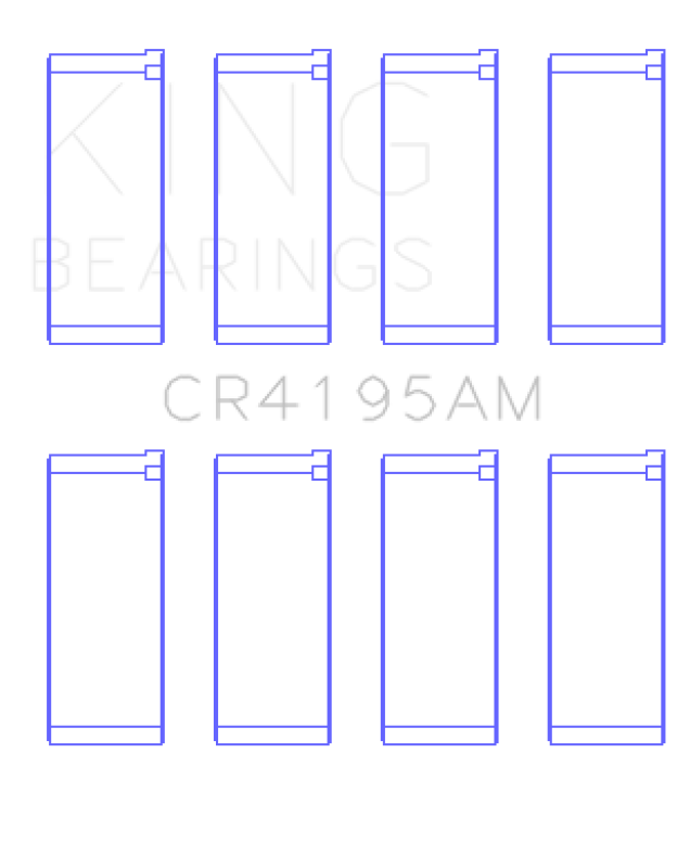 King Engine Bearings Chrysler Neon Ecc/Ecb (Size +1.0mm) Connecting Rod Bearing Set