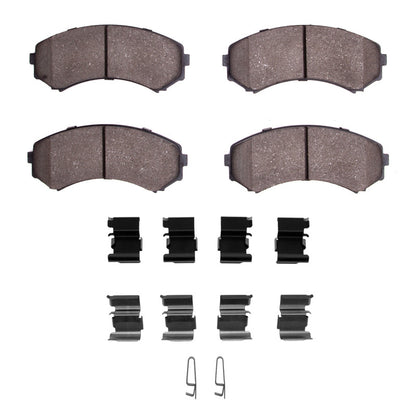 R1 Concepts R1 00-11 Honda Passport Front Optimum OE Pads & Hardware Kit