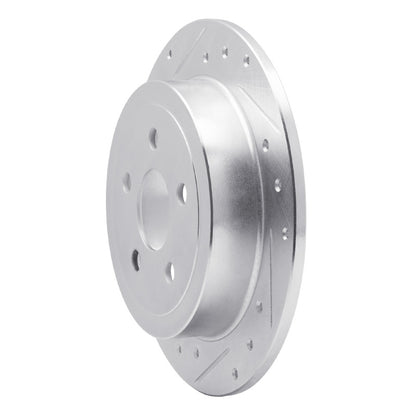 R1 Concepts R1 95-07 Chrysler SEBRING Rear Left Drilled & Slotted Silver Brake Rotor