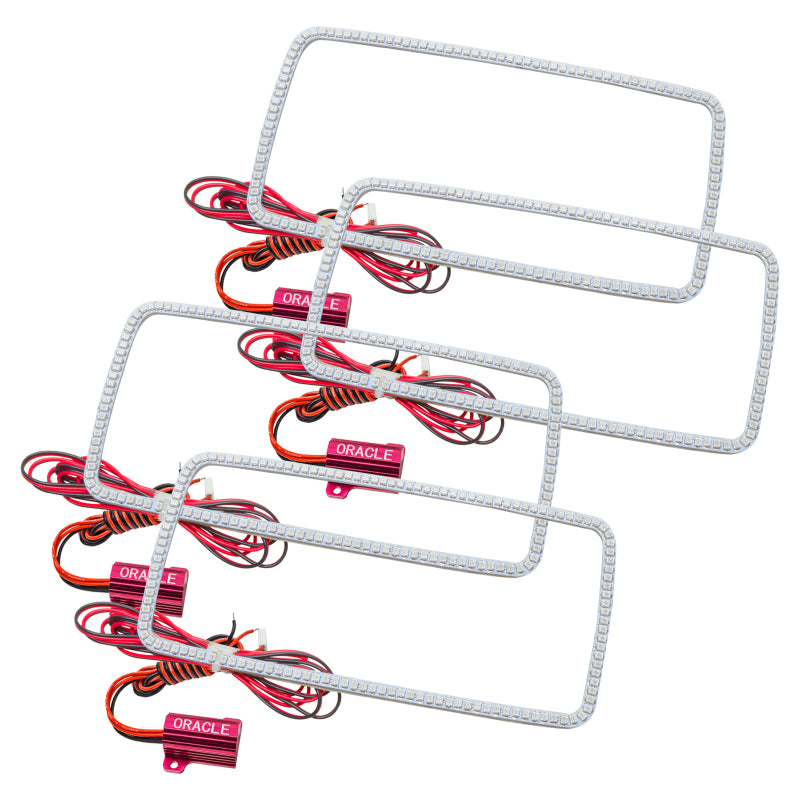 ORACLE Lighting Oracle GMC Sierra 07-13 LED Halo Kit (New Square Ring Design) - White