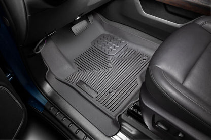 Husky Liners 19-23 Chevrolet Silverado 1500 Crew Cab WeatherBeater Blk Front & 2nd Seat Floor Liners