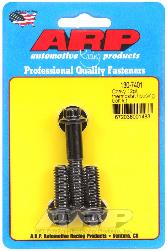 ARP Chevy 12pt Thermostat Housing Bolt Kit