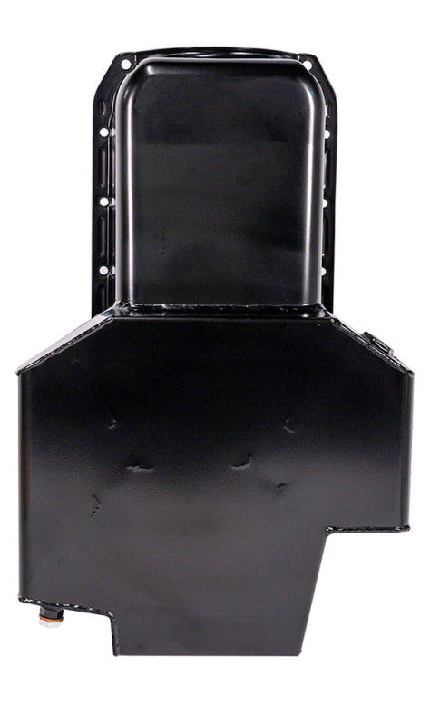 Moroso 80-85 Chevy SBC/Dart (w/2 Pc Seal/Low Clearance) Wet Sump 7qt 7in Steel Oil Pan - Black