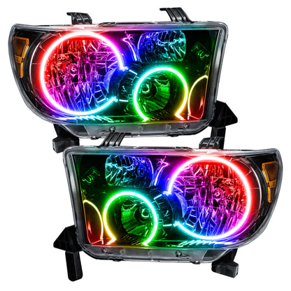 ORACLE Lighting Oracle 07-11 Toyota Tundra Pre-Assembled Headlights - Black Housing - w/ BC1 Controller