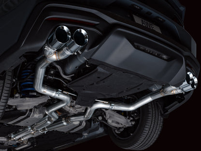 AWE Tuning AWE 2024 Ford Mustang GT Fastback S650 RWD Track Edition Cat-Back Exhaust w/ Quad Chrome Silver Tips
