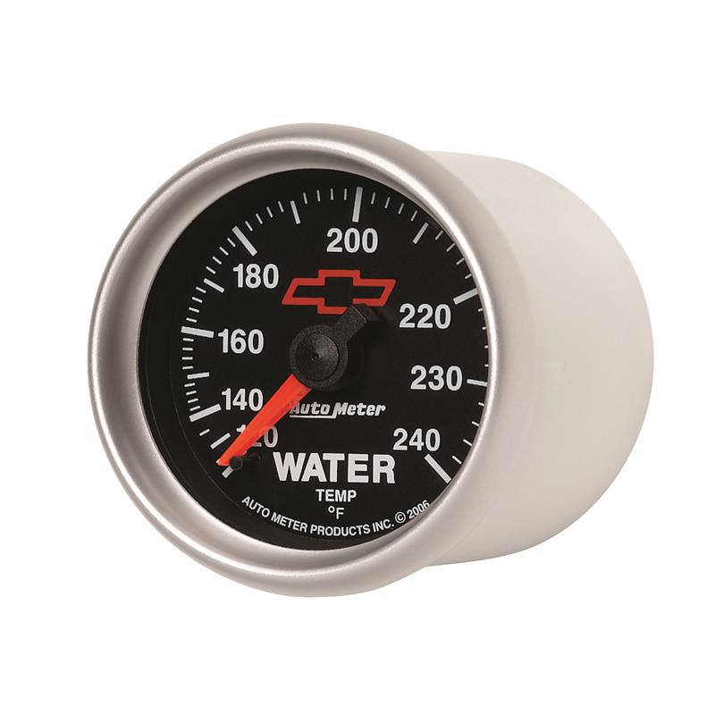 Autometer Sport-Comp II 2-1/16in 120-240 Deg Mechanical Water Temp Gauge - Bowtie Black