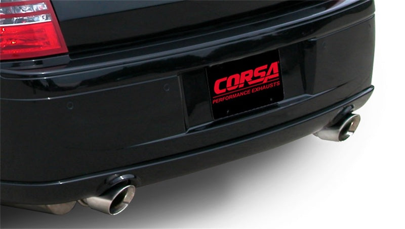 CORSA Performance Corsa 2005-2010 Dodge Charger No Towing Hitch SRT-8 6.1L V8 Polished Xtreme Cat-Back Exhaust
