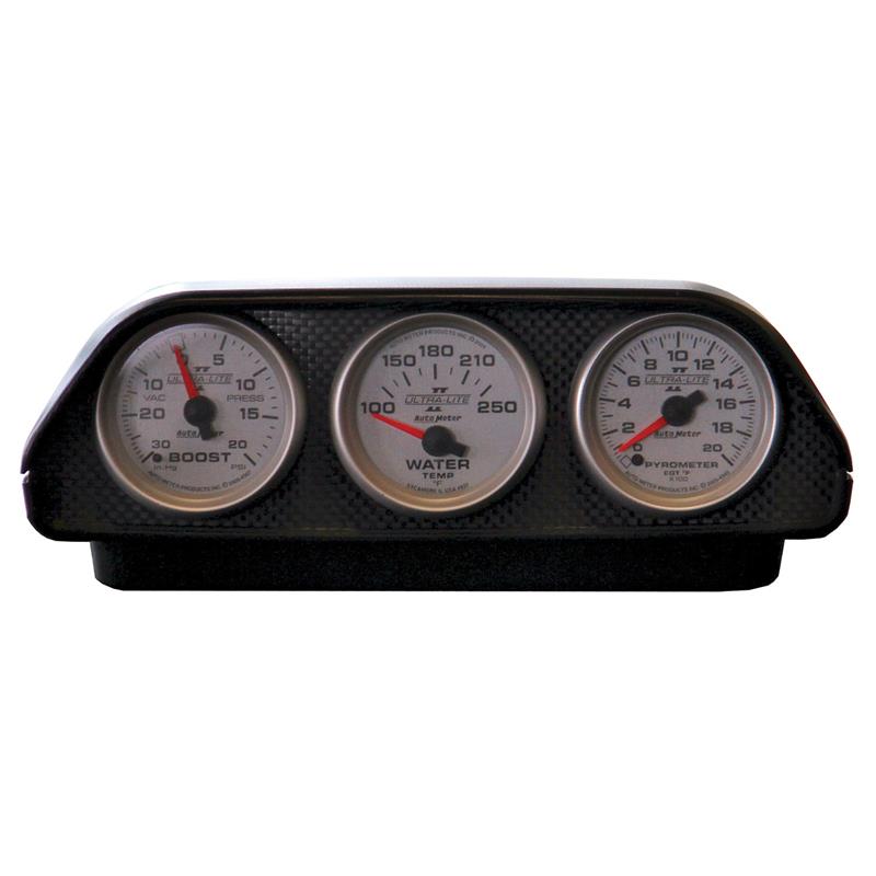 Autometer Triple 52mm Universal Fit Dash Top Pod