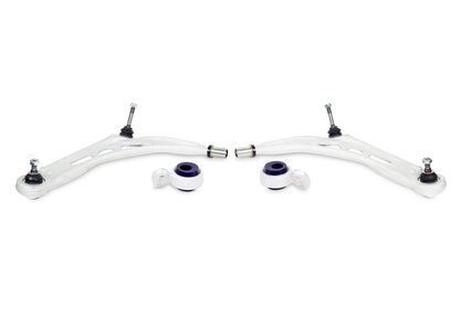 SuperPro 2000 BMW 323Ci Base Front Alloy Lower Control Arm Set (+Caster)