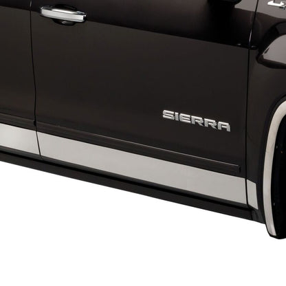 Putco 07-13 GMC Sierra Reg Cab 6.5 Short Box - 6in Wide - 12pcs Stainless Steel Rocker Panels