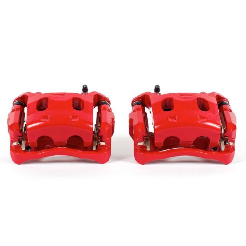 PowerStop Power Stop 2013 Infiniti JX35 Front Red Calipers w/Brackets - Pair