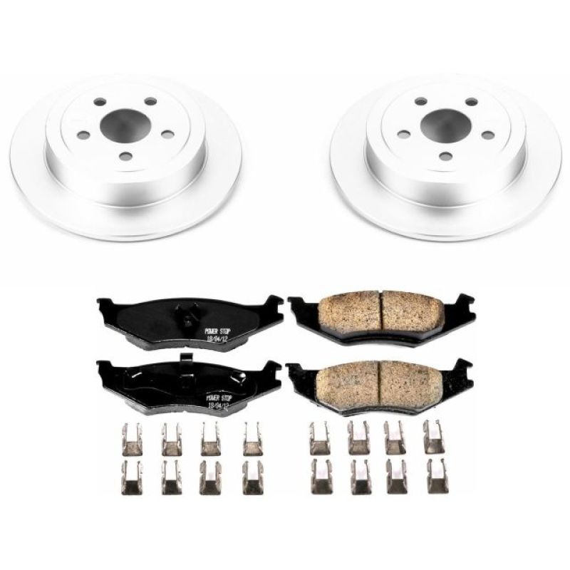 PowerStop Power Stop 96-00 Plymouth Breeze Rear Z17 Evolution Geomet Coated Brake Kit