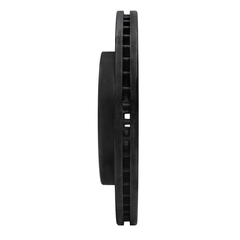 R1 Concepts R1 99-07 Ford E-350 Econoline Club Wagon Rear Left Drilled & Slotted Black Brake Rotor
