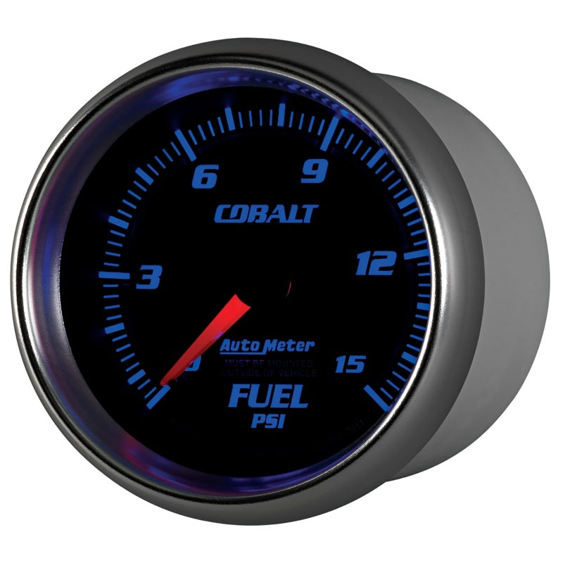 Autometer Cobalt 2-5/8in Mechanical Fuel Pressure Gauge 0-15 PSI