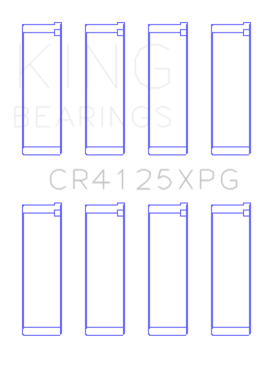King Engine Bearings King Subaru EJ20/EJ22/EJ25 (Suites 52mm Journal Size) Tri-Metal Perf Rod Bearing Set - Size +.026mm