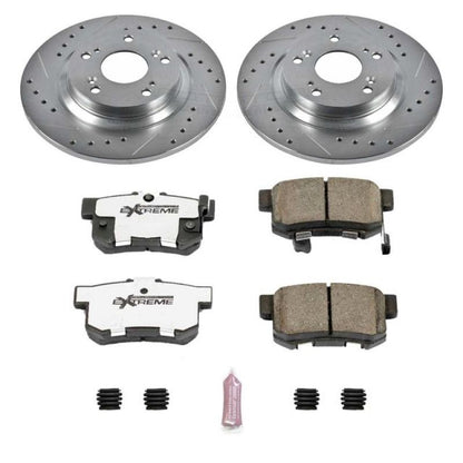 PowerStop Power Stop 00-09 Honda S2000 Rear Z26 Street Warrior Brake Kit