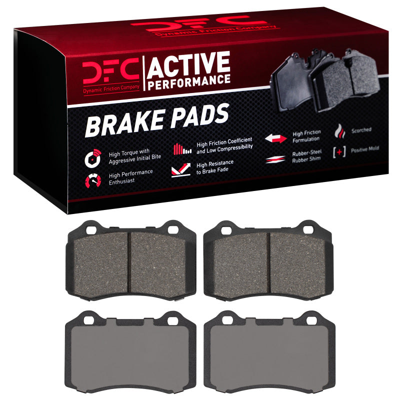 DFC 92-06 Dodge Viper Front/Rear Active Performance Pads - Low Metallic