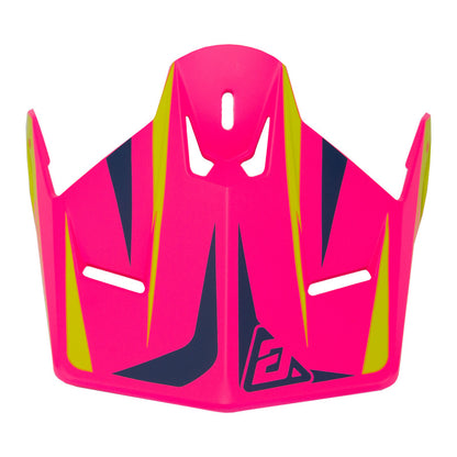 Answer 26 AR1 Mototown Matte Visor - Pink/Hyper Acid/Dark Blue