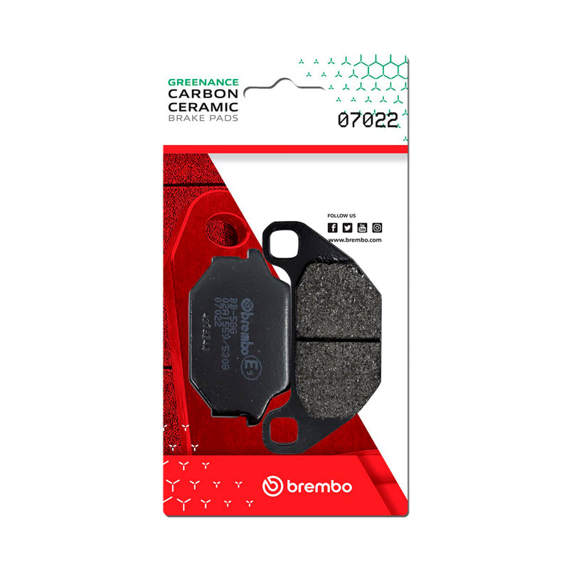 Brembo Powersports Brembo KYMCO Agility/KYMCO People/KYMCO Super/SYM Hd/SYM Joyride Carbon Ceramic Brake Pad - Front