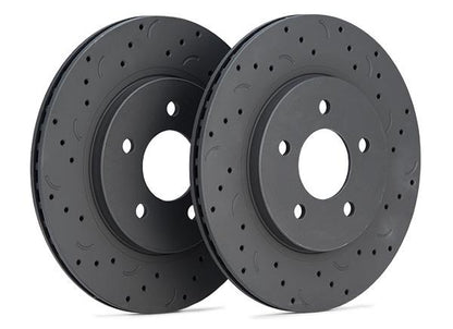 Hawk Performance Hawk Talon 2006 Audi A3 Drilled and Slotted Rear Brake Rotor Set