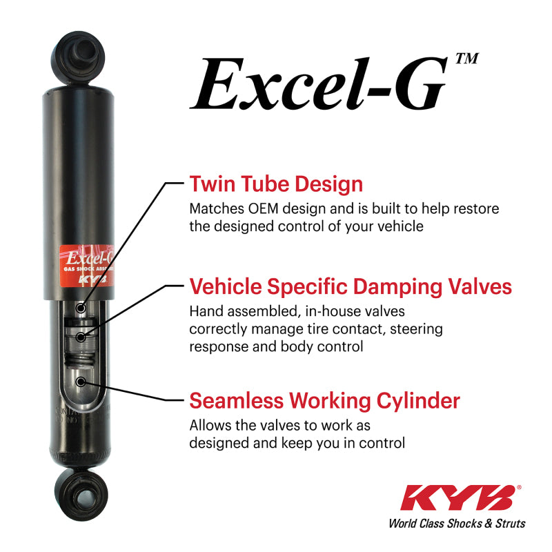 KYB Shocks & Struts Excel-G Front FORD E Series Econoline Van 2007 FORD Excursion 2000-05 FORD F250