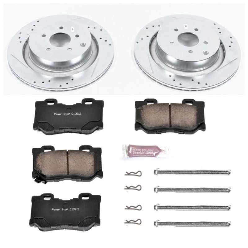 PowerStop Power Stop 09-13 Infiniti FX50 Rear Z23 Evolution Sport Brake Kit