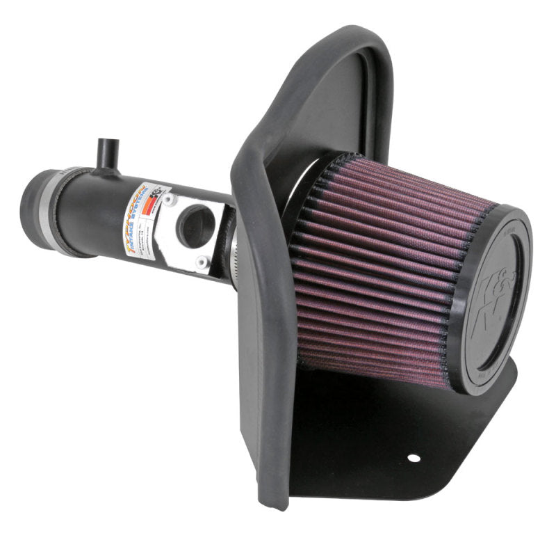 K&N Engineering K&N 06-10 Toyota Yaris L4-1.5L Flat Black Typhoon Short Ram Intake