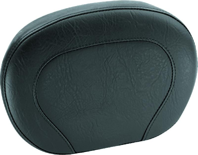 Mustang Motorcycle Mustang Harley Setback Vintage Sissy Bar Pad Low Medallion Style (12 inch x 9 inch) - Black
