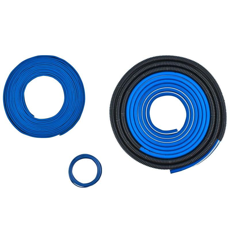 DS18 4-GA Amplifier Install Kit Advance- Blue