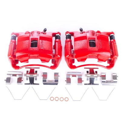 PowerStop Power Stop 06-11 Acura CSX Front Red Calipers w/Brackets - Pair