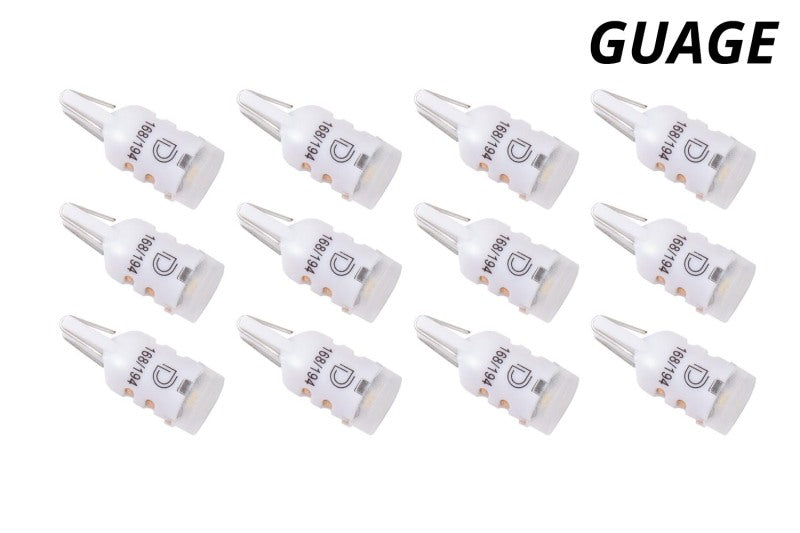 Diode Dynamics 194 LED Bulb SMD2 LED - Red Set of 12