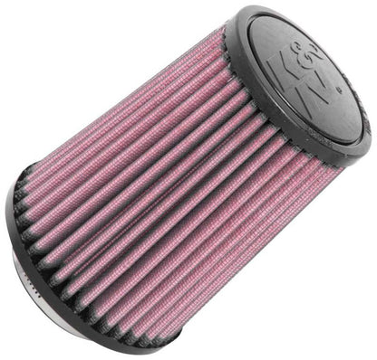 K&N Engineering K&N Universal Rubber Filter 2-1/2in Flg / 4-1/2in OD B / 3-1/2in OD T / 6in H - Black Top