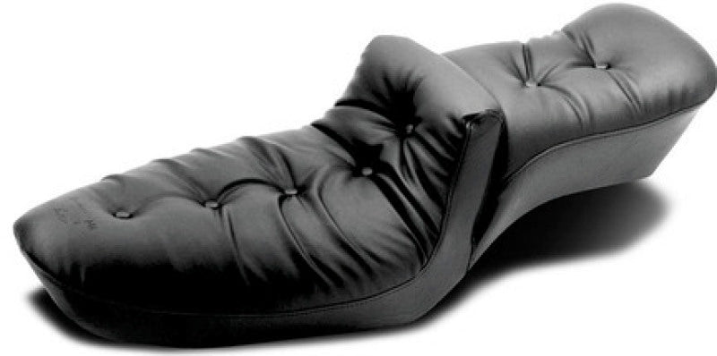 Mustang Motorcycle Mustang 82-03 Harley Sportster Duke 1PC Seat Regal - Black