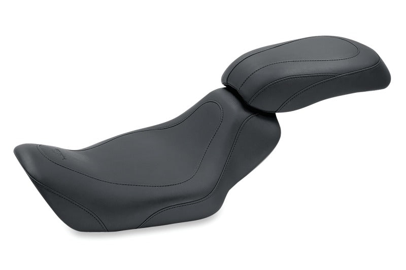 Mustang Motorcycle Mustang 06-17 Harley Dyna Tripper Solo Seat - Black