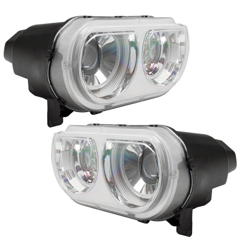 ORACLE Lighting Oracle 08-14 Dodge Challenger SMD HL (HID Style) - ColorSHIFT w/o Controller