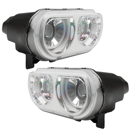 ORACLE Lighting Oracle 08-14 Dodge Challenger SMD HL (HID Style) - ColorSHIFT w/ 2.0 Controller