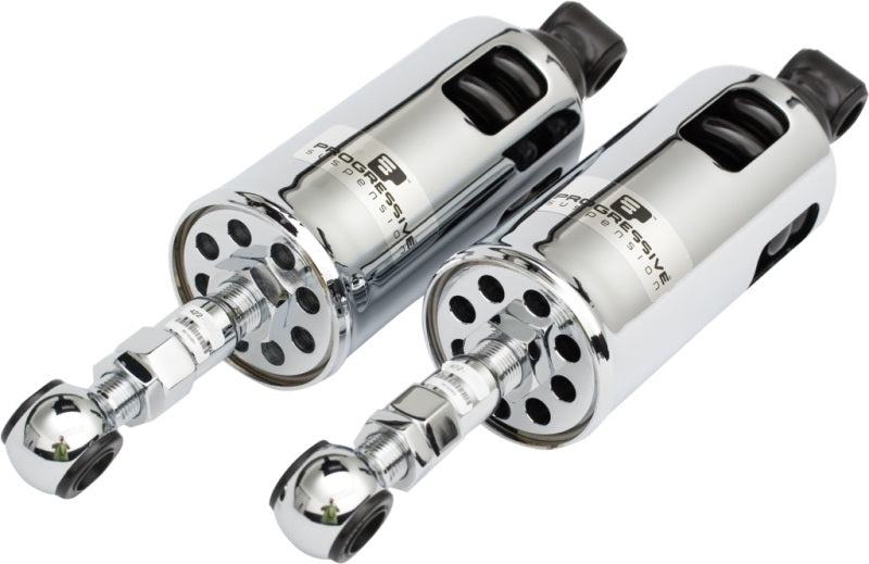 Progressive 00-17 Harley-Davidson Softail 422 Series Shocks Heavy Duty - Chrome