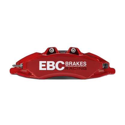 EBC Racing 2019+ Toyota GR Supra Red Apollo-6 Calipers 380mm Rotors Front Big Brake Kit