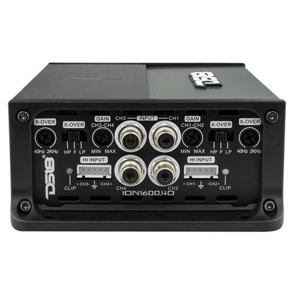DS18 4-Channel Amp 2x 800/4ohm Bridge 4 x 400/2ohm 4 x 240/4ohm Watts RMS Class D