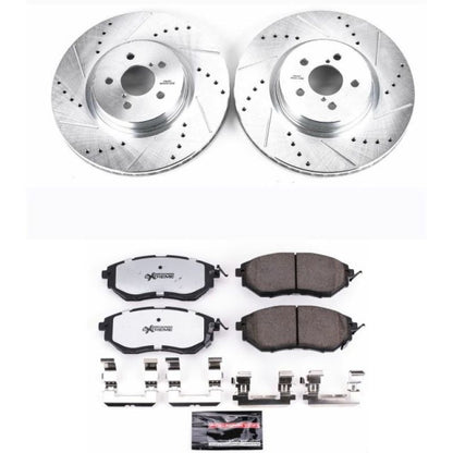 PowerStop Power Stop 14-18 Subaru Forester Front Z26 Street Warrior Brake Kit