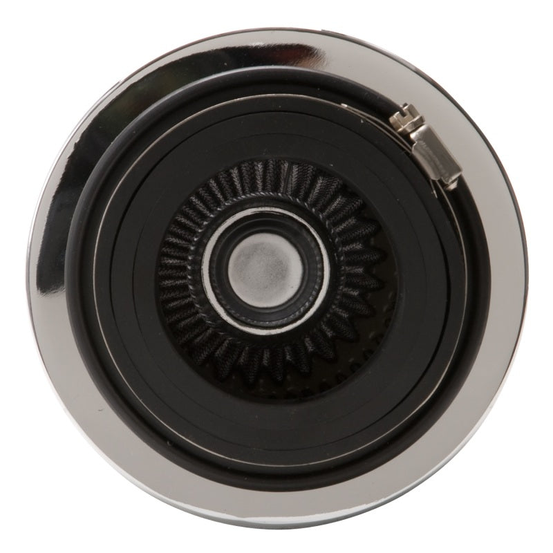 Edelbrock Air Filter Pro-Flo Series Conical 6 7In Tall Black/Chrome
