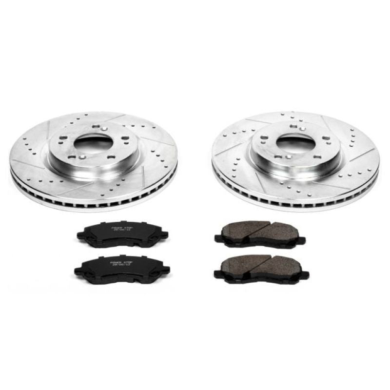 PowerStop Power Stop 06-12 Mitsubishi Eclipse Front Z23 Evolution Sport Brake Kit