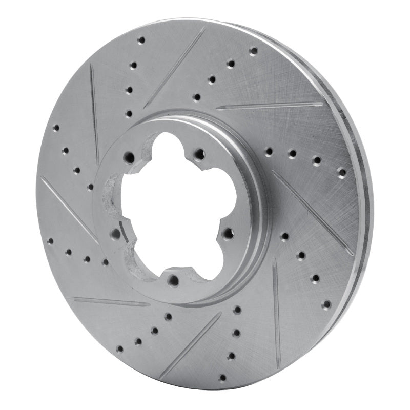 R1 Concepts R1 14-19 Ford Transit (Mexico) Front Left Drilled & Slotted Silver Brake Rotor