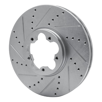 R1 Concepts R1 14-19 Ford Transit (Mexico) Front Left Drilled & Slotted Silver Brake Rotor