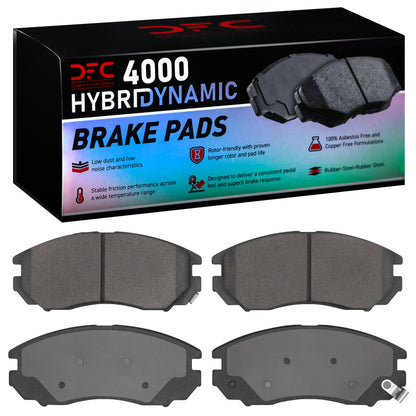 DFC 04-08 Hyundai Tiburon Front 4000 Hybridynamic Brake Pads