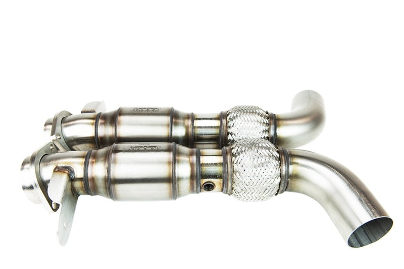 Kooks Headers Kooks 2015+ Ford Mustang GT350 5.2L 3in x 2-3/4in Green Cat SS X-Pipe Kooks HDR Req